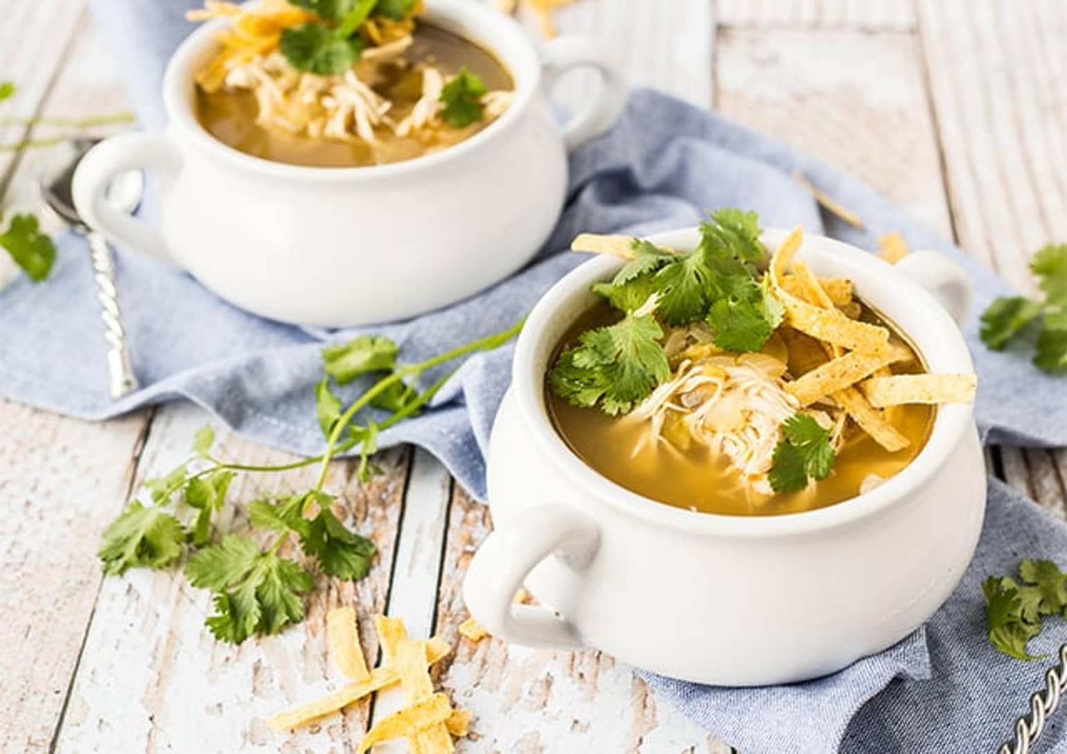 Slow Cooker Green Enchilada Soup